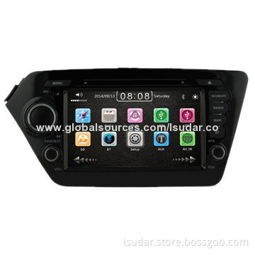 Car GPS DVD Player for Kia K2 2011-/RIO 2012-,w/ Wi-Fi,3g,1080p Video Play, Supports iPhone 5s,8"New